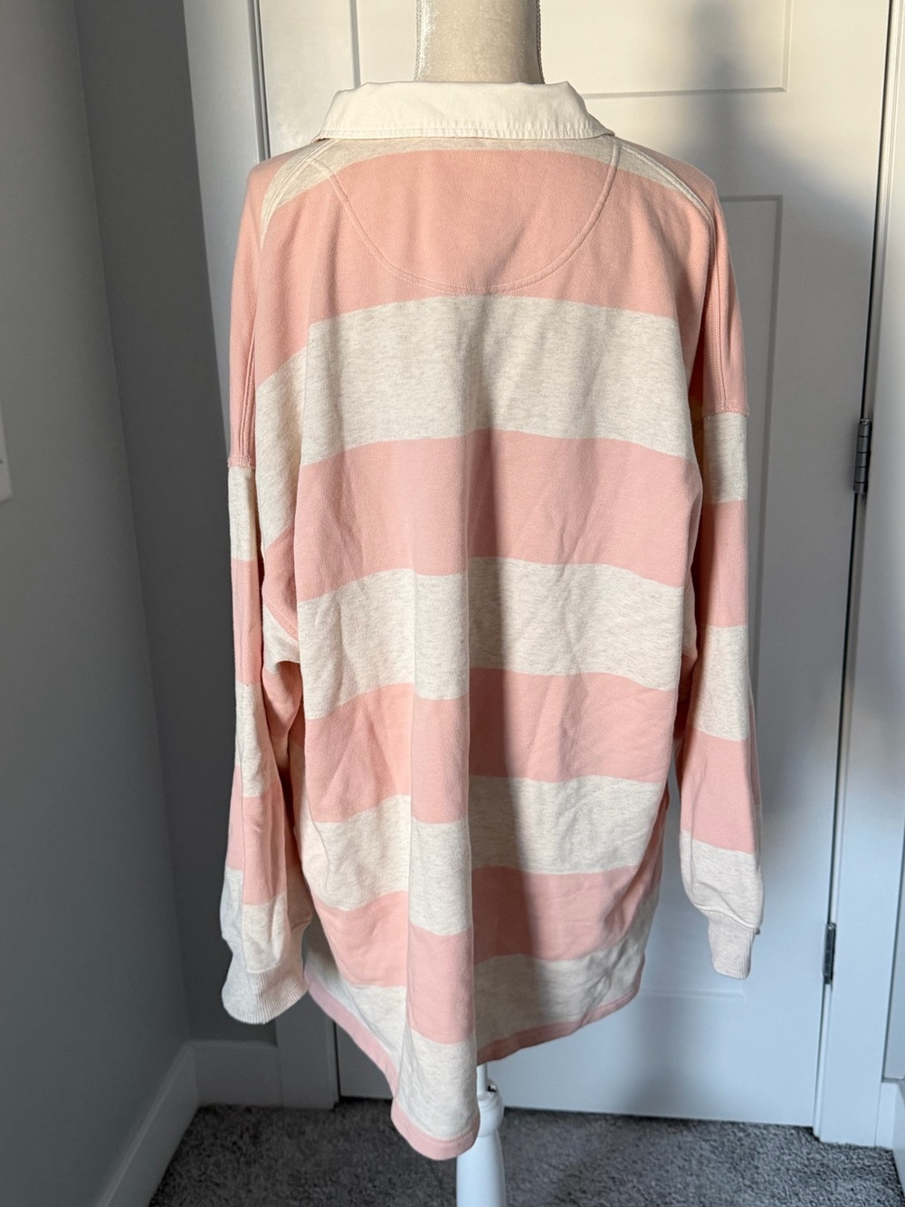 Aerie Oversized Striped Rugby Top - Picture 3 of 10